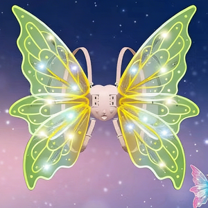 Nuove Ali di Fata Elettriche in Plastica con Luci e Musica, Costume da Principessa per Feste di Compleanno e Natale, Vestito per Cosplay - Product Image 5