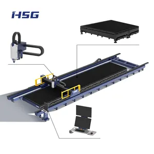 Máquina de corte láser de gran formato HSG Equipo de láser de fibra CNC 12000W 60000W