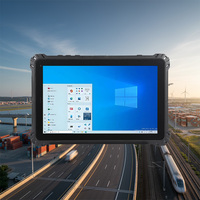 Tableta Robusta de 10.1 Pulgadas con Windows 10, Intel N5100, 8 GB de RAM, Escáner de Código de Barras, Resistente al Agua y al Polvo, Batería de 6000 mAh