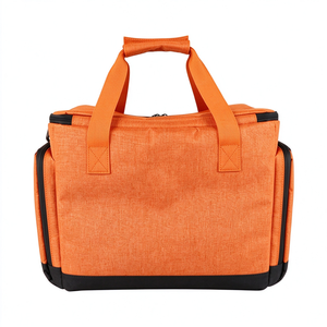 Large Capacity Insulated Cooler <b>Bag</b> Leopard Pattern 300D Material Zipper Closure-Portable Waterproof Thermal Lunch <b>Bag</b> for - Product Image 2