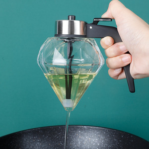 <span class=keywords><strong>Bouteille</strong></span> de distributeur de jus de sirop sûre en gros 200ml distributeur de miel en verre <span class=keywords><strong>bouteille</strong></span> de goutte d'huile transparente - Product Image 6