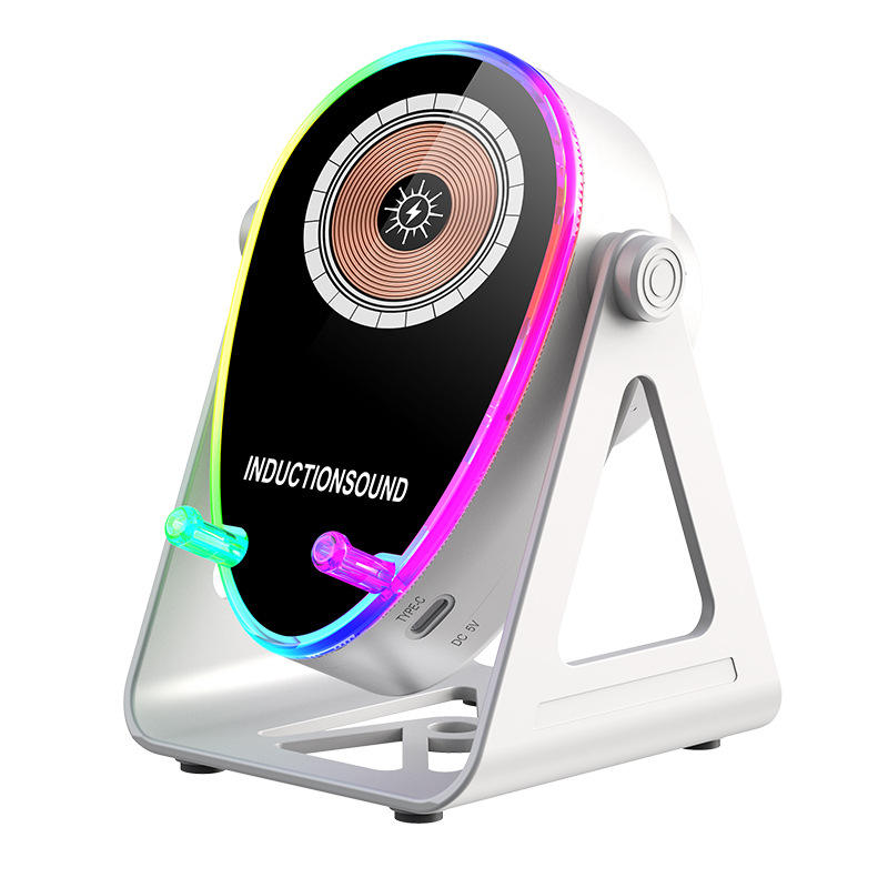 White with wireless charging