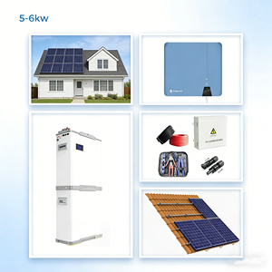 Sistema de Energía Solar Híbrido de 6kW con Batería de Iones de Litio MPPT y Salida de Onda Sinusoidal Pura para Uso Doméstico - Venta Global - Product Image 2