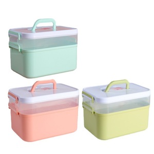 Multi-pill storage cases case organizer and travel jewelry storage box