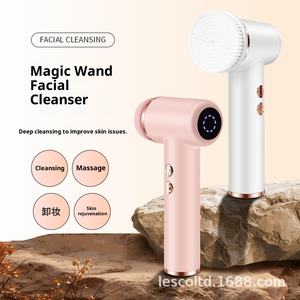 Masajeador Facial de Silicona al por Mayor con Cepillo Limpiador de Poros de 5 Velocidades para Espalda y Rostro, Impermeable, con Batería Integrada - Product Image 2