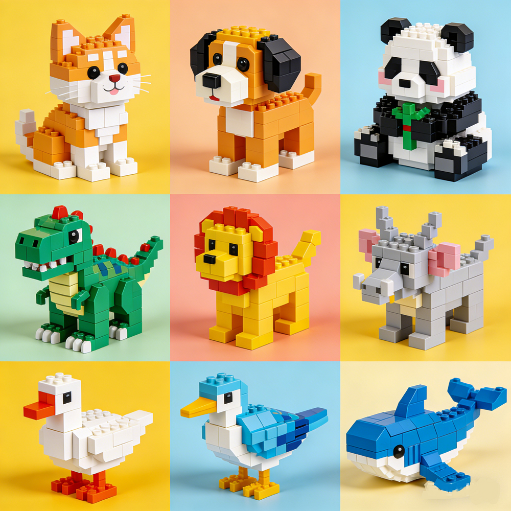 Bloque de construcción personalizado Animal