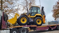 Backhoe Loader XC8-S3580 Tugas Berat 82kW Mesin Bertenaga untuk Pekerjaan Konstruksi & Pekerjaan Kota