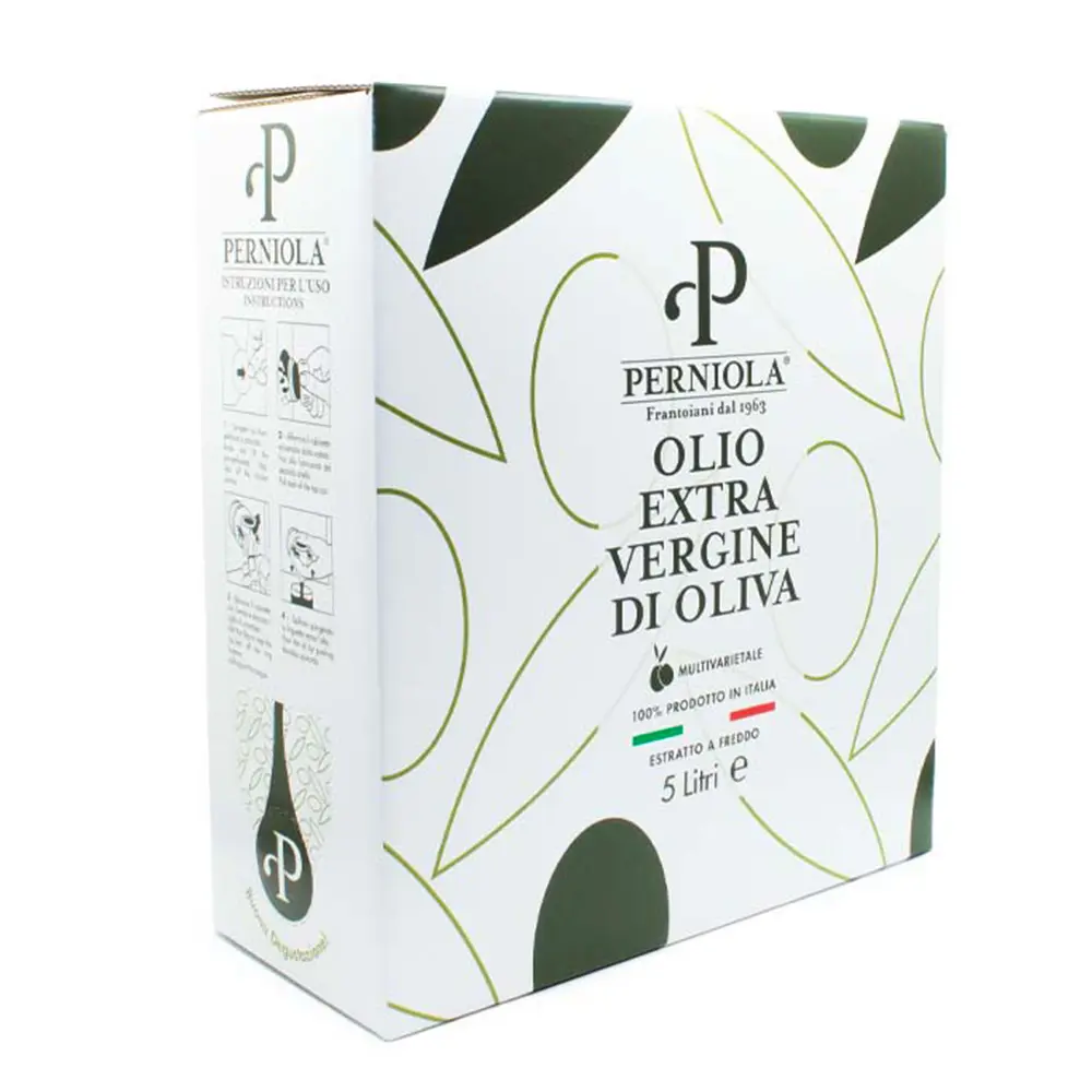 Apulian Qualidade Premium Azeite Virgem Extra 100% italiano 5L Bag-in-Box