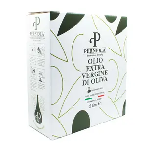 Apulian Huile d'olive extra vierge de qualité supérieure 100% italienne 5L Bag-in-Box