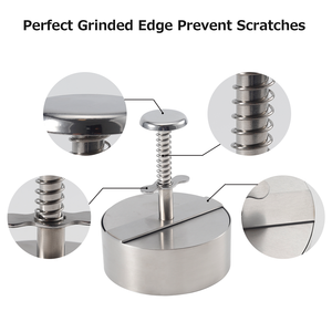 304 thép không gỉ có thể điều chỉnh vòng bánh <span class=keywords><strong>hamburger</strong></span> <span class=keywords><strong>patty</strong></span> <span class=keywords><strong>Maker</strong></span> Smash thịt Burger Báo Chí <span class=keywords><strong>Maker</strong></span> - Product Image 2