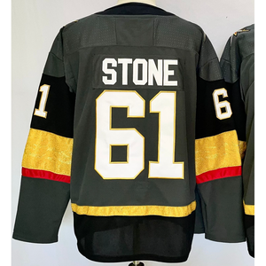 Camisetas de Hockey 2025 # 9 Eichel # 71 Karlsson # Camisas de Hombre 81 Marchessault Doradas con Costuras Negras - Product Image 4