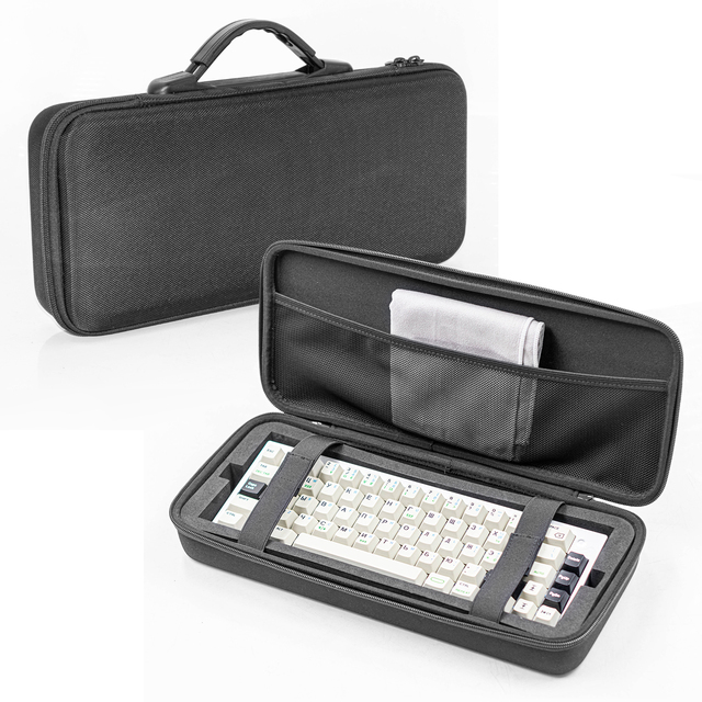 Custom Hard Shell Mechanical Keyboard Case Suitable for 60% 65% 70% TKL Wired/Wireless Bluetooth Mechanical Gaming Keyboard