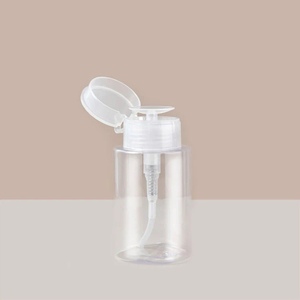 Clear Eco-Friendly PP Push <b>Pump</b> <b>Dispenser</b> Empty Refillerable Plastic <b>Bottle</b> Makeup Remover Travel Cosmetics Jars Packaging Nail - Product Image 5