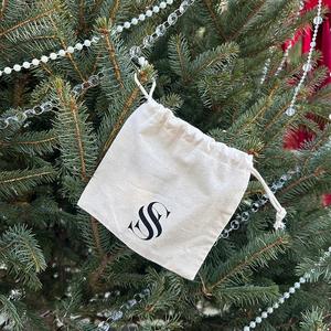Factory Wholesale Small Organic Cotton <b>Drawstring</b> <b>Bag</b> Eco Friendly Dust <b>Bag</b> With Double Strings - Product Image 6