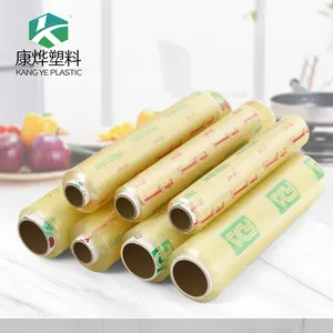 Lebensmittel verpackung PVC Stretch Frisch halte folie Lebensmittel qualität 10mic 1500m Jumbo Roll