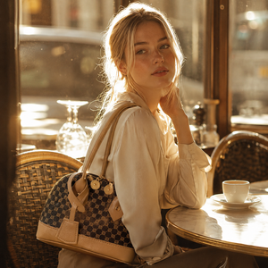 Borsa Tote da Donna in Stile Coreano con Chiusura a Cerniera e Motivo Floreale Stampato, Esclusiva Transfrontaliera <span class=keywords><strong>2021</strong></span> - Product Image 2