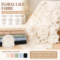 Diverses spécifications, bon prix, appliques en dentelle française 3D blanches, perles brillantes brodées, tulle en maille, largeur personnalisée, polyester