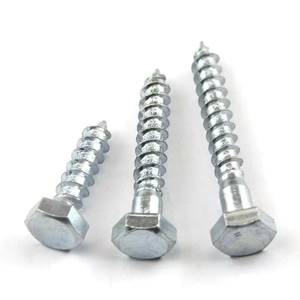 Nhà máy trực tiếp din571 gỗ vít tự khai thác mạ kẽm Hex lag vít lag Bolt Hex gỗ vít - Product Image 3