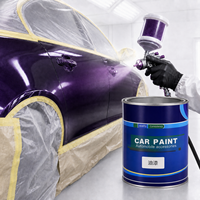 Revêtement haute brillance résistant à l'usure, peinture automobile 1K couleur unie pour la réparation et la retouche de carrosserie automobile
