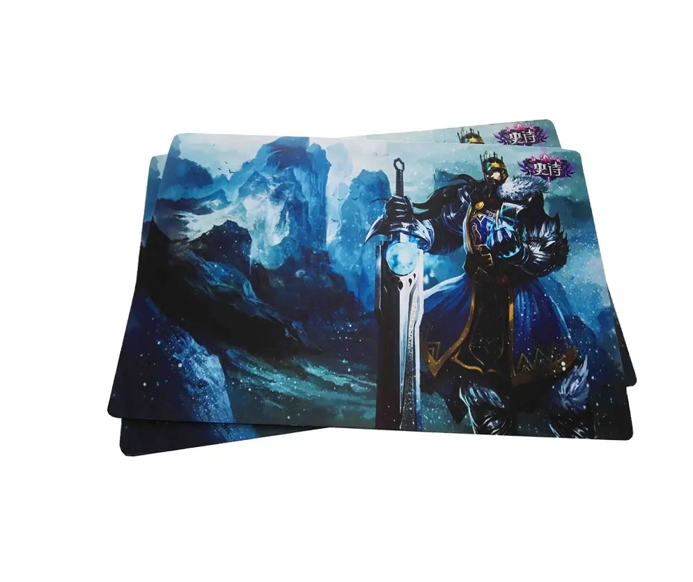 Custom New Non-slip Durable Felt Natural Rubber Mouse Pad For Desk Pad Keyboard Sublimation Printing Gaming
