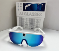 Lentes Inteligentes Kairui AIMB-G5 con Cámara de 8MP, Transferencia Wi-Fi, IA, Cámara Dual, Marco Metálico, Resistencia al Agua IPX-4, Control Táctil por Aplicación, 270mAh