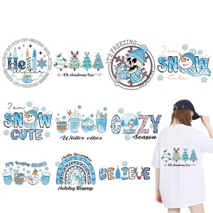 Transferencias de Serigrafía Tamaño A3 A4, Diseños de Muñeco de Nieve, Impresión DTF, Transferencia de Calor Lista para Presionar, Transferencias de Calor DTF para Ropa - Product Image 4