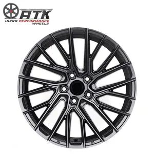 Custom 17 18Inch 5X112 5X114.3 Casting Aluminium Personenauto Wielen Voor Bmw F10 5 Serie 530i 540i X Drive