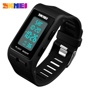 Skmei Digital Sports Watch Black Led Display Waterproof 10m Kids Watch With Alarm And Countdown Function - Product Image 1