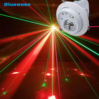 2023 Laser bola ajaib tanam, Laser profesional 1 15W 4 in 1 Lampu 2 10W strobo 30mW Laser merah hijau