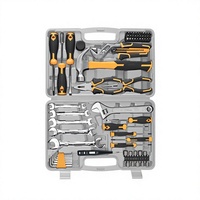 Juego de Herramientas Manuales Multifuncional de 69 Piezas de Acero al Carbono para el Hogar, con Destornilladores y Herramientas de Reparación