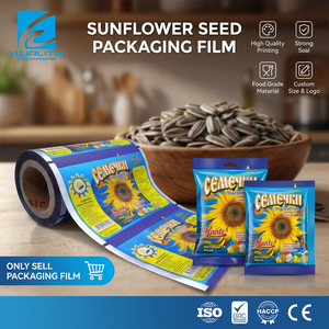 Film de rouleau d'emballage de sachet de qualité alimentaire Film d'emballage de graine de tournesol automatique - Product Image 1
