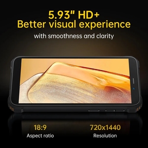 สมาร์ทโฟน <span class=keywords><strong>Oukitel</strong></span> <span class=keywords><strong>WP20</strong></span> รุ่นทนทาน หน้าจอ 5.93 นิ้ว HD+ 4G+32G แบตเตอรี่ 6300 มิลลิแอมป์ ระบบปฏิบัติการ Android 12 โทรศัพท์มือถือ 20M Quad Core - Product Image 4