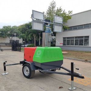 Bán Hot công nghiệp Kính thiên văn 7m di động Led sân vận động tháp ánh sáng mặt trời trắng Máy phát điện diesel xách tay DC IP68 440000lm - Product Image 2