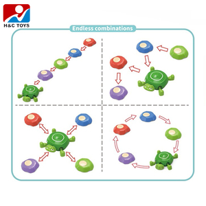 Giocattolo per Attraversare il Fiume a Forma di Tartaruga con Luci ed Effetti Sonori, Allenamento dell'Equilibrio per <span class=keywords><strong>Autismo</strong></span> <span class=keywords><strong>e</strong></span> Integrazione Sensoriale - Product Image 5