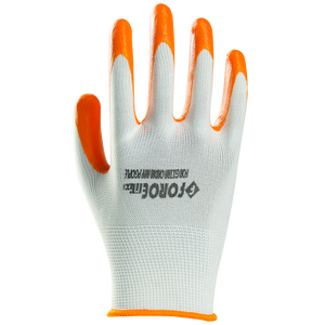 قفازات عمل آمنة ببطانة بوليستر قابلة للتنفس بقياس <span class=keywords><strong>13G</strong></span> وطلاء نتريل ناعم، متينة ومناسبة للبناء - Product Image 2