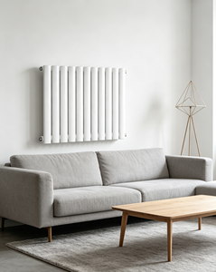 <span class=keywords><strong>Radiateur</strong></span> mural en acier blanc minimaliste à double colonne <span class=keywords><strong>pour</strong></span> chauffage à l'eau chaude, idéal <span class=keywords><strong>pour</strong></span> les espaces <span class=keywords><strong>de</strong></span> vie domestiques - Product Image 2