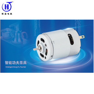 Motor CC Mini Hengjia de 80 mm y 1500 RPM con montaje de brida e imán permanente para hogar inteligente - Product Image 1