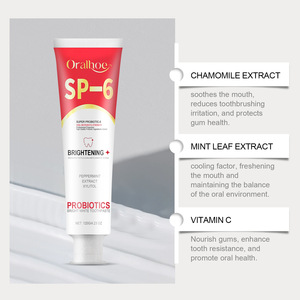 ORALHOE Probiotic <strong>Toothpaste</strong> SP6 Teeth Cleansing Whitening <strong>Toothpaste</strong> Clean Yellow Tooth Removes Cigarette Stains Oral <strong>Hygiene</strong>