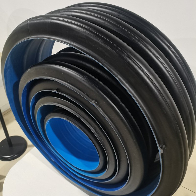 Изготовленный на заказ принятый Размер HDPE двухслойная гофрированная труба, прочная Заводская подземная водная противопожарная или пластиковая трубка