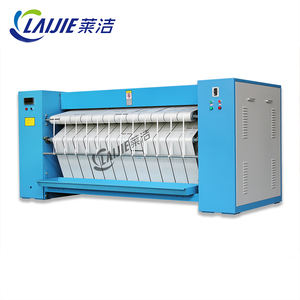 Machine à repasser les draps électriques commerciale neuve <span class=keywords><strong>de</strong></span> 2500 mm avec correction automatique <span class=keywords><strong>de</strong></span> la bande et tambour en acier inoxydable pour linge d'hôtel - Product Image 4