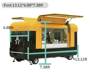 Food Truck Mobile <span class=keywords><strong>de</strong></span> Restauration Rapide avec Cuisine Complète <span class=keywords><strong>à</strong></span> <span class=keywords><strong>Vendre</strong></span> - Norme Américaine - Idéal pour la Rue et les Petites Concessions - Product Image 4