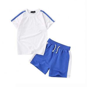 Ensemble de survêtement personnalisé avec logo, short de sport pour homme, ensemble de short de jogging 100% coton, t-shirt, costume d'été - Product Image 4