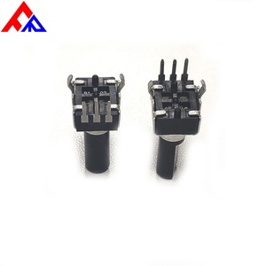 Nouveau potentiomètre rotatif à 41 clics PTV09A à 3 broches, à axe plat isolé et à clic central, et potentiomètre en carbone - Product Image 5