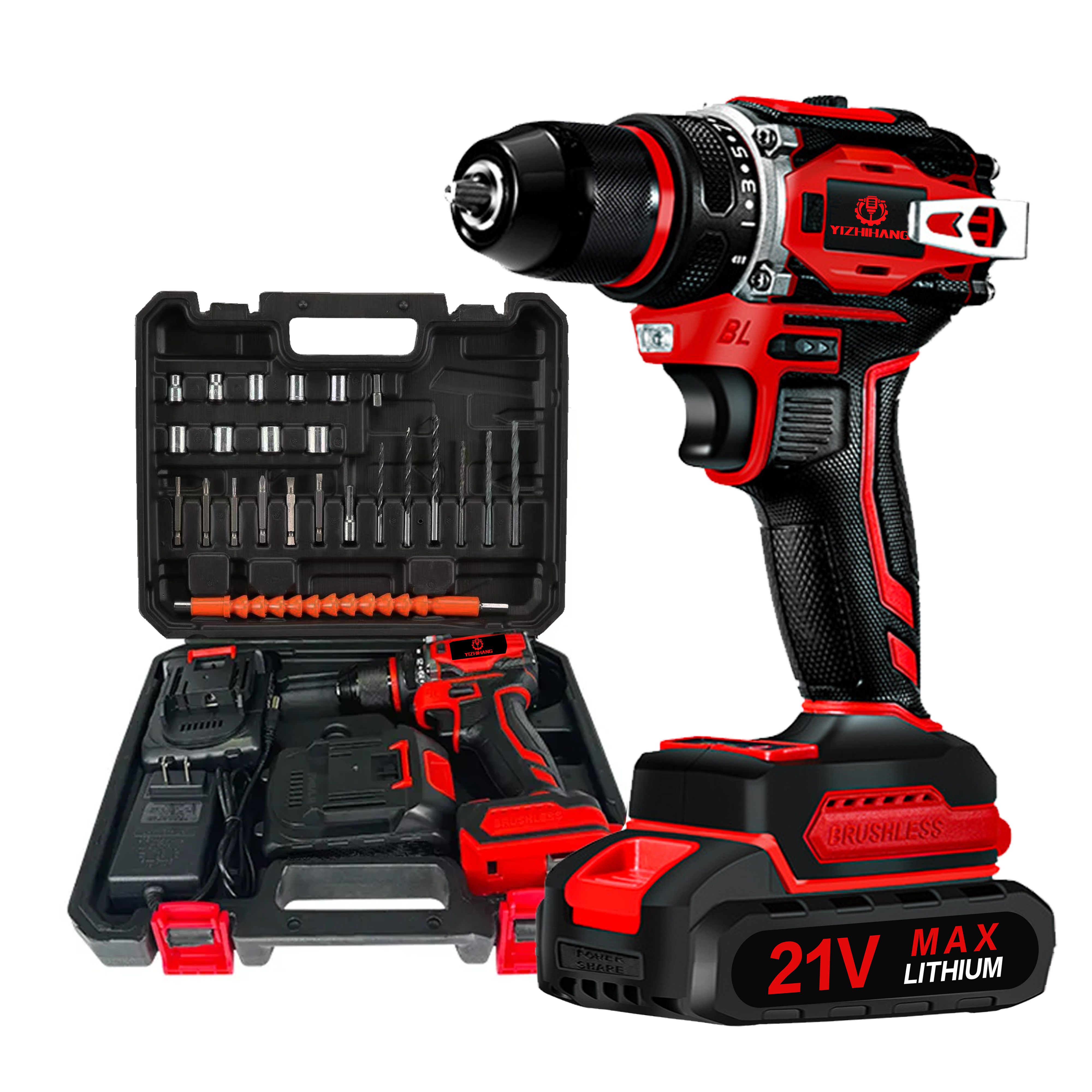 Electric Drill High Torque Power Tool for Heavy-Duty Use