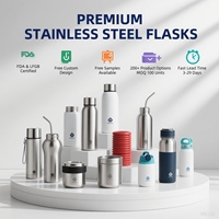 Termo Flash Pro Life, Botella, Tetera, Frasco de Vacío para Dubái, 1000 ml, 1200 ml, Botella de Agua de Acero Inoxidable de Pared Simple, Artículos para Beber