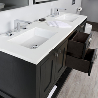 Robinetterie de salle de bain de luxe en laiton, mitigeur large pour lavabo, bec de robinet de baignoire chromé