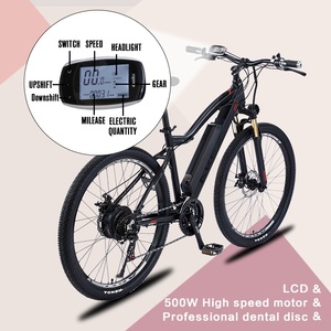 Bicicleta Eléctrica <span class=keywords><strong>de</strong></span> Montaña <span class=keywords><strong>de</strong></span> 500W 48V 27.5 Pulgadas con Motor <span class=keywords><strong>de</strong></span> Cubo Trasero, Fabricada en Aleación, Disponible en Stock en China, Tipo Inteligente Electrónico, Batería <span class=keywords><strong>de</strong></span> Litio - Product Image 6