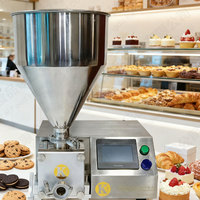 Machine de remplissage automatique haute précision 385W ZD200C pour chocolat et confiture, idéale pour sandwichs au fromage à la crème
