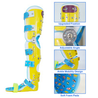 Nouvelle conception de botte stabilisatrice pour enfants, attelle de immobilisation du genou et de la jambe pour fractures et post-chirurgie