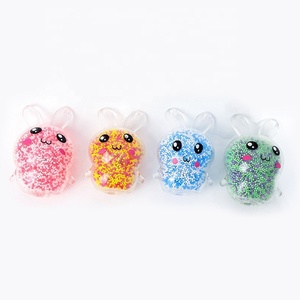 ของเล่นบีบคลายเครียดสำหรับเทศกาลอีสเตอร์ บรรจุเม็ดน้ำผสมแป้ง สำหรับเด็กหญิงและเด็กชาย - ดีไซน์ปลาหมึกและกระต่าย - Product Image 6